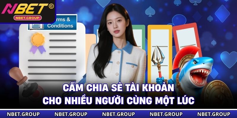 Cấm chia sẻ tài khoản cho nhiều người cùng một lúc