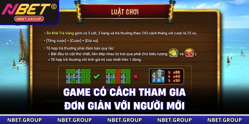 Game có cách tham gia đơn giản với người mới